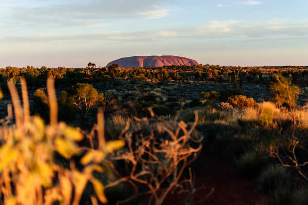 How hot is it at Uluru?