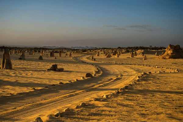sun australia desert
